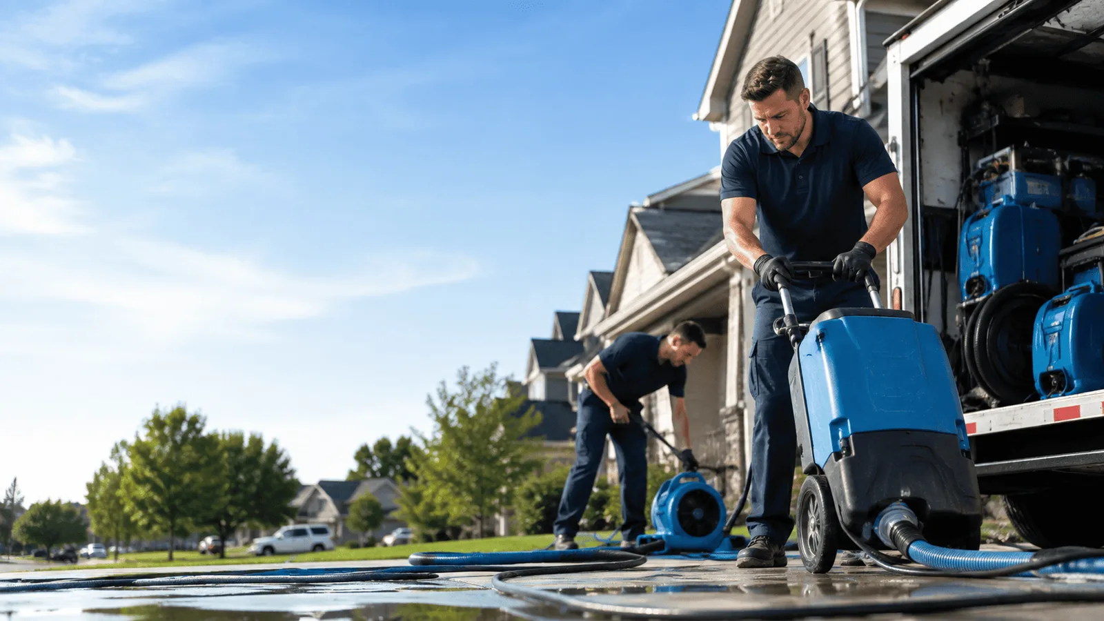 Structural Drying being performed in Lakewood, WA